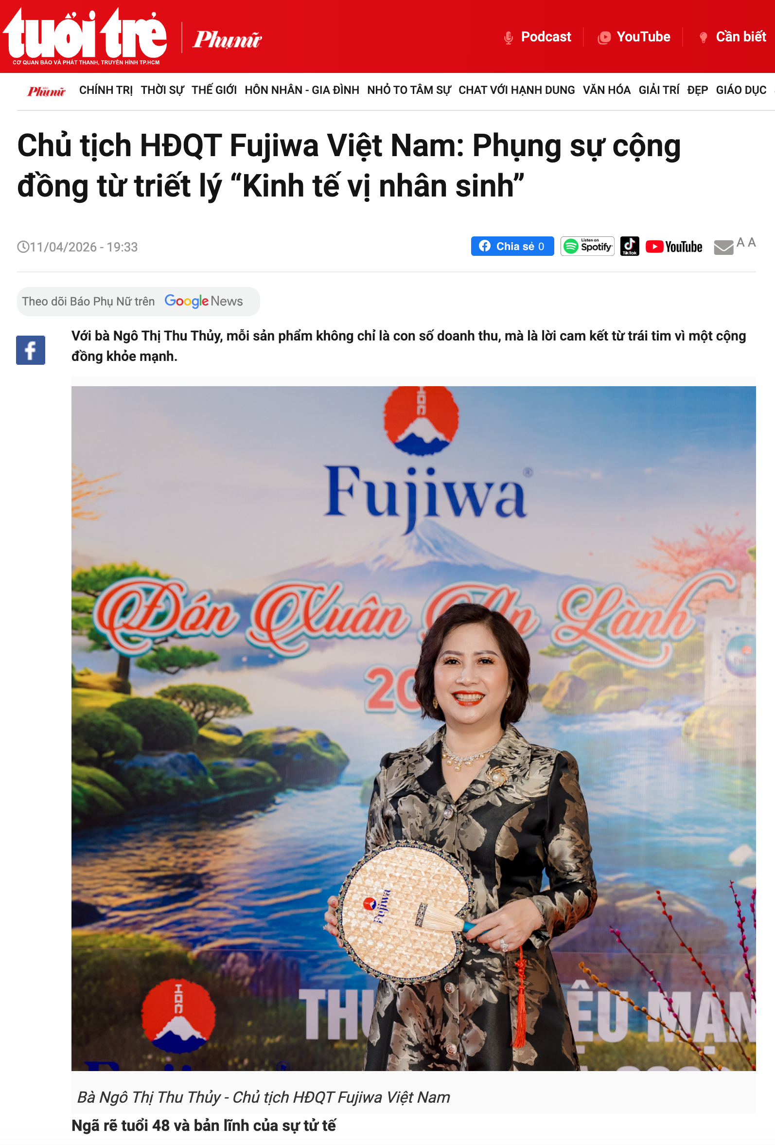 Fujiwa - Bao chi